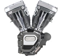 S&s cycle T124 Long Block Engine - Stone Gray - Touring