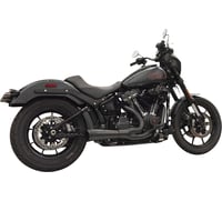 Bassani Xhaust 2-into-1 Ripper Exhaust System with Megaphone Muffler - Short - Chrome - 49-State - M8 Softail
