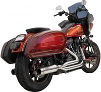 Bassani xhaust True Dual Performance Exhaust System with 4" Muffler - Stainless Steel