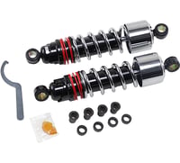 Burly brand Slammer Plus Shocks - Chrome - XL