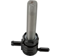 Golan products "Click-Slick" Fuel Petcock - Straight - Black - 22mm