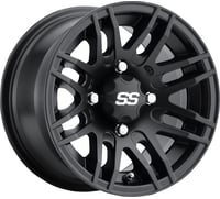 Itp SS316 Alloy Wheel - Front/Rear - Machined Black - 12x7 - 4/137 - 4+3