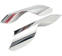 Ciro Heat Deflectors - Chrome - Indian