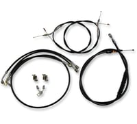 La choppers Handlebar Cable/Brake Line Kit - 12" - 14" Ape Hanger Handlebars - Black