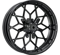 Arlen ness Wheel - Fat Factory - Forged - Front - Dual Disc - Black - 18x5.5