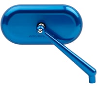Arlen ness Mirror - Side View - Oval - Blue - Right