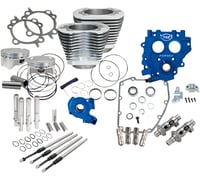 S&s cycle 100" Power Package Performance Kit - Chain Drive - Silver
