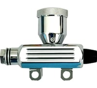 Drag specialties Rear Master Cylinder Kit - Chrome