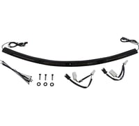Custom dynamics Windshield Trim - Sequential Turn Signals - Black