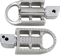 Biltwell Mushman Footpegs - Standard - Raw Polished