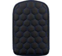 Saddlemen RoadSofa™ Sissy Bar Pad - Honeycomb - Blue Stitching