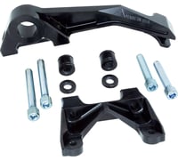 Alloy ART Multi Brake Caliper Mount - 108mm Bolt Center - Black - Super Sport