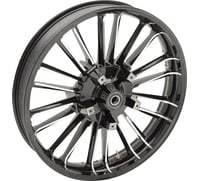 Coastal moto Wheel - Atlantic 3D - Front - Dual Disc/with ABS - Black Cut - 21x3.5
