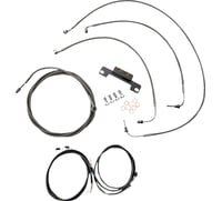 La choppers Cable Kit - Stock Handlebars - ABS - Stainless