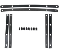 Memphis shades Fats Windshield Hardware Straps - Black
