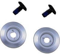 Biltwell Gen 2 Hardware Kit - Black Screw - Silver Baseplate