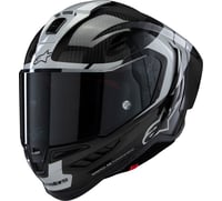 Alpinestars Supertech R10 Helmet Element Carbon/Silver/Black 