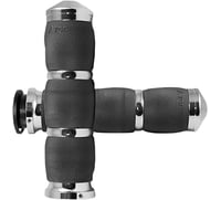 Avon grips Grips - Air Cushion - Indian - Chrome