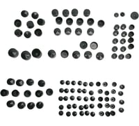 Drag specialties Bolt Covers - Black