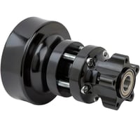 Arlen ness Hub - Cartridge - Rear/Single Disc - Black - '09+ FLT
