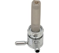 Golan products "Click-Slick" Fuel Petcock - Straight - Chrome - 22mm