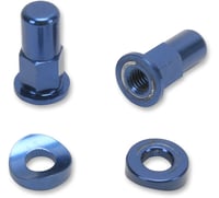 No toil Rim Lock Nut/Spacer - Kit - Blue