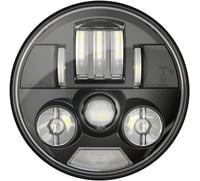 Custom dynamics 7" Probeam® LED Headlamp - Indian - Black