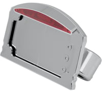 Drag specialties LED Taillight/License Plate Mount - Half-Moon - Flat