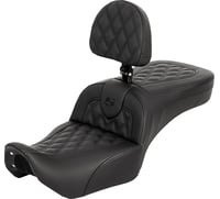 Saddlemen RoadSofa™ Seat - with Backrest - Lattice Stitch - RH975 '22-'25