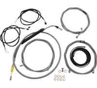 La choppers Cable Kit - 15" - 17" Handlebars - ABS - Stainless