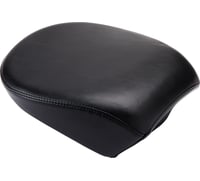 Le pera Bare Bones Pillion Pad - Deluxe - Smooth - Black - FL '08-'23