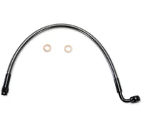 Magnum shielding Brake Line - 10mm-90° - 15" - Black Pearl