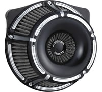 Arlen ness Inverted Series Air Cleaner Kit - Slot Track - Black