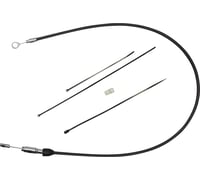 Drag specialties Quick Connect Clutch Cable - Upper - 33" - Black/Chrome