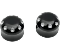 Covingtons Axle Cap - Front - Dimpled - Black