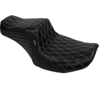 Le pera Tailwhip Seat - Bright Gray Double Diamond Stitch - FLHFLT '23-'24