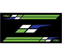 Factory effex Door Mat - Green - Kawasaki