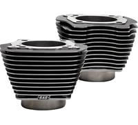 S&S Cycle Cylinder Set - 4.25" Bore - Unhoned - Black Granite w/Highlights - M8