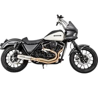 Bassani xhaust 2-into-1 Exhaust System with Super Bike 4" Muffler - Stainless Steel