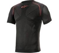 Alpinestars Ride Tech v2 Summer Short Sleeve Underwear Top Black 