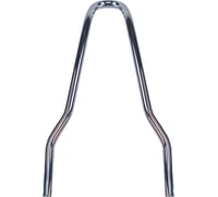 Drag specialties Round Tapered Sissy Bar - Black - 11.49"H x 8.25"W