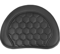 Saddlemen RoadSofa™ Sissy Bar Pad - Honeycomb - Black Stitching