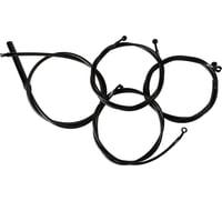 La choppers Handlebar Cable/Brake Line Kit - Complete - 18" - 20" Handlebars - Midnight