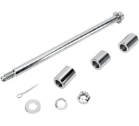 Drag specialties Axle Kit - Rear - Chrome - '00-'05 Dyna