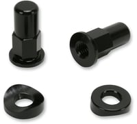 No toil Rim Lock Nut/Spacer - Kit - Black