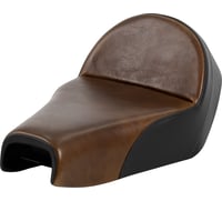 Saddlemen Lariat Solo Seat - Distressed Leather - 4.5 Gal Tank - XL '04-'22