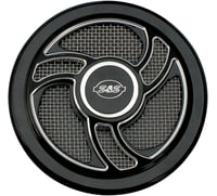 S&s cycle Air Cleaner Cover - Torker - Black