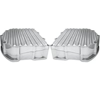 Covingtons Rocker Box Valve Covers - Finned Chrome