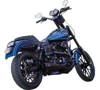 S&s cycle 2-into-1 Qualifier Exhaust System - Guardian Black