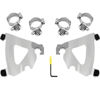 Memphis shades Road Warrior Mounting Kit - Polished - FXD